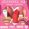 Likesing 1 Piece Glitter Lipstick Set, Lip Gloss, 24 Hour