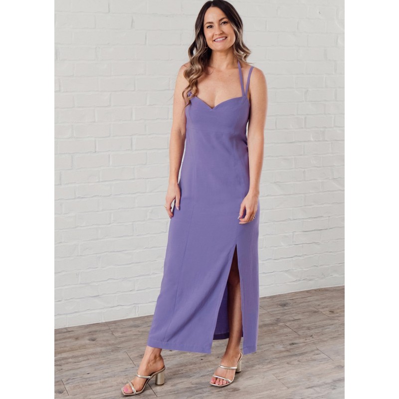 Know Me Misses' Deep V Back Dress Sewing Pattern Kit,