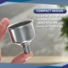 SE Stainless Steel Funnel for Flasks Bottles and Mini Bottles,