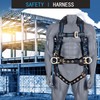 FHFallArrest Fall Protection 5pt Full-Body Safety Harness