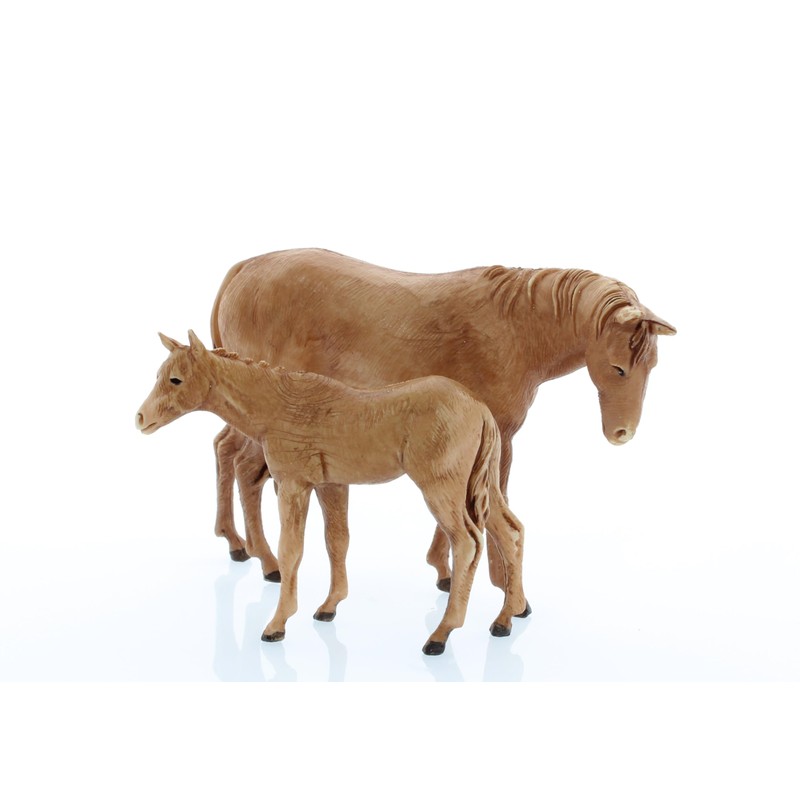 Moranduzzo Horse and Foal 8 cm, Multi-Colour