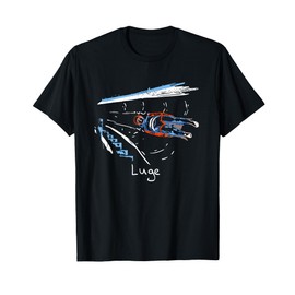Luge Sport T-shirt Tee Shirt Tshirt T-Shirt