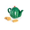 Excelsa Cactus Ceramic Teapot, 650 ml, Dark Green
