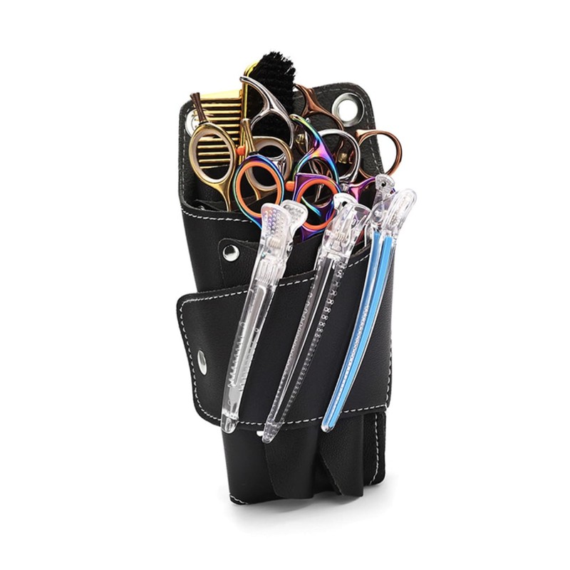 Healeved Scissor Tool Kit Hair Stylist Bag Pouch Professional Hairdressing