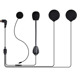 MAXTO ヘルメット Bluetooth ヘッドセット ヘッドホンアクセサリー ソフト&ハードマイク付き M6S、X2に適合