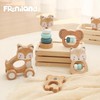 Freniland Wooden Montessori Toys, 5-Piece Wooden Baby Toy, Koala Baby