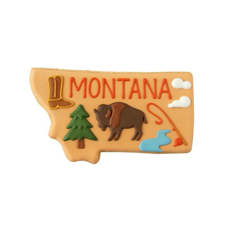 Montana State 4 Inch Cookie Cutter from The Cookie Cutter