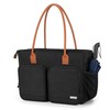 CURMIO Teacher Bag, Portable Briefcases with Padded Laptop Compartment, Teacher
