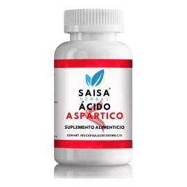 Saisa Herbal Ácido Aspártico Bolsa Con 100 Cápsulas Saisa Herbal. Sabor Sin Sabor
