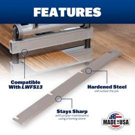 MARSHALLTOWN OEM Replacement Blade for 13 Inch Flooring Shear, Made in the USA, LWFS13B