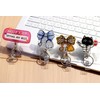 Retractable Badge Reel Cute with Clip and Key Ring for