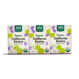 365 by Whole Foods Market, Organic Raisins 6 Count, 1 Ounce