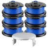 Kousika 7Pack .065" String Pre-Wound Spool Compatible with Hart Auto-Feed