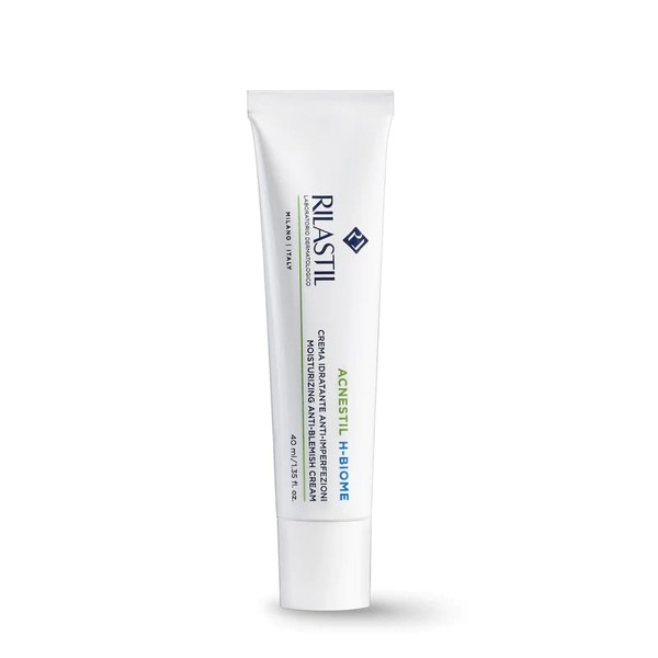 Rilastil Acnestil H-Biome Face Cream Moisturising Cream Anti-Imperfections Up to 8 Hours for Sensitive Skin 40ml