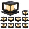 Mlambert 10 Pack Solar Post Lights Outdoor, Waterproof Fence Cap