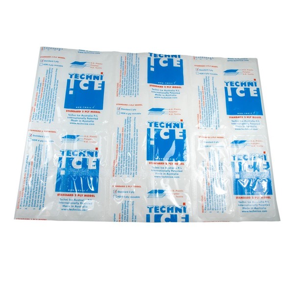 Techni Ice Standard 2 Ply Disposable/One to Two-time Use Dry Ice Replacement Sheets (100)