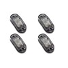 Fugedox 4 Pcs 2.5 Inch 9-30V side tail lights, 2