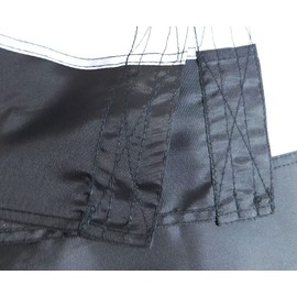 USA Thin Blue Line Police Memorial Premium Quality Fade Resistant Heavy Duty 6x10 6'x10' Nylon Embroidered Flag Banner Grommets & Plastic Rings