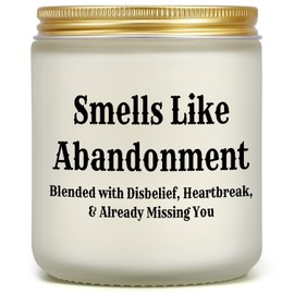 Farewell Gifts for Coworkers - Going Away, Goodbye, Leaving, Retirement Gift for Woman Boss Work Bestie - Moving Away Present for Friend - Miss You, New Job, Retired Funny Lavender Scented Candle
