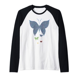 Cute Pretty Butterfly Squad Butterflies Raglan Baseball Tee