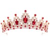 FORSEVEN FORSEVEN Crystal Tiaras for Women, Wedding Tiaras and Crowns