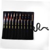 Operitacx 2pcs 20 Canvas Brush Roll-up Bag Large Capacity Pen