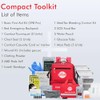 SAFECASTLE Emergency Compact Kit 317 Piece Premium Trauma Medical Kits