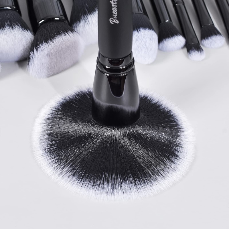 Bueart Design 16Pcs ULTRA SOFT Black labeled DENSE HAIR Makeup