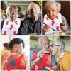 Ciieeo Christmas Themed Adult Bibs for Eating Washable Elderly Dinning