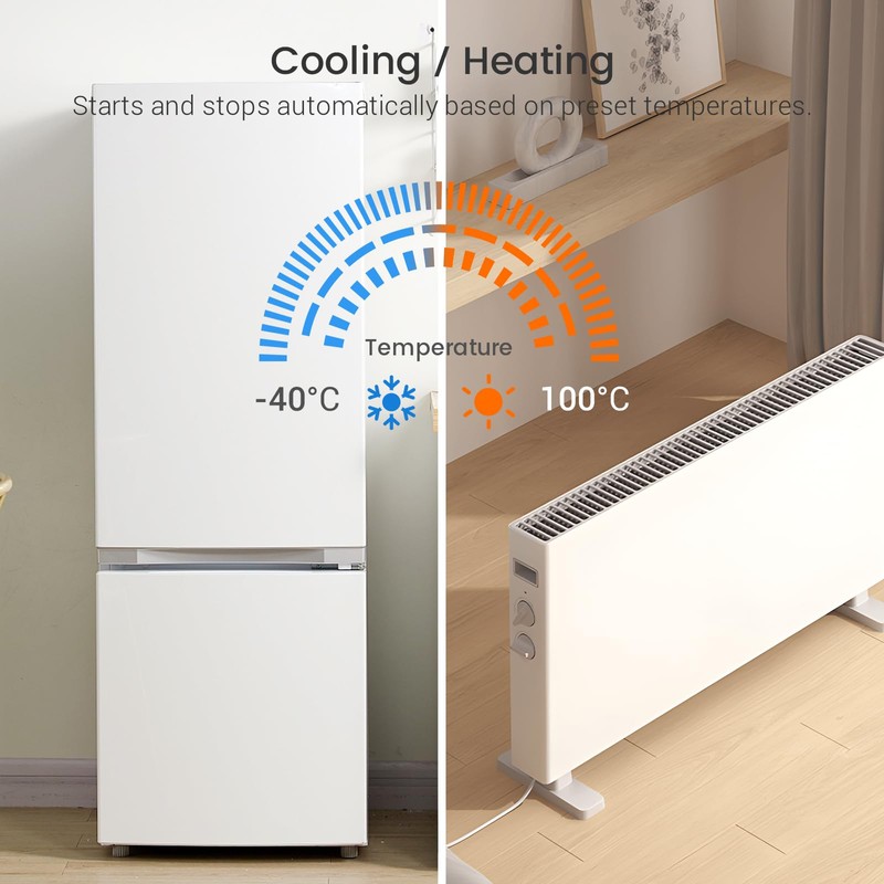 Inkbird ITC-C216T Thermostat Socket, Temperature Controller with Sensor, Temperature Controller