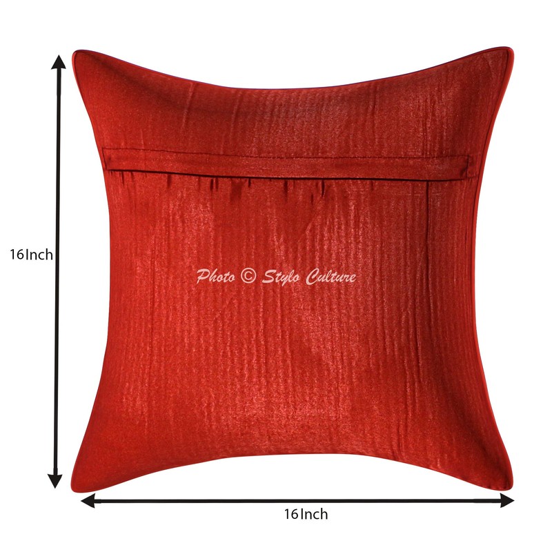 Stylo Culture Ethnic Brocade Couch Lounge Scatter Cushion Covers 16x16