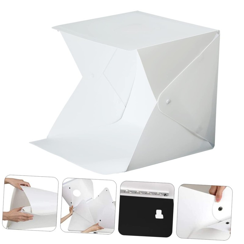 MERRYHAPY Folding Photo Studio Softbox Compact Light Tent 6 Backdrops