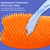 Orange Scented Urinal Splash Guard (12-Pack) Anti Splash Urinal Screen