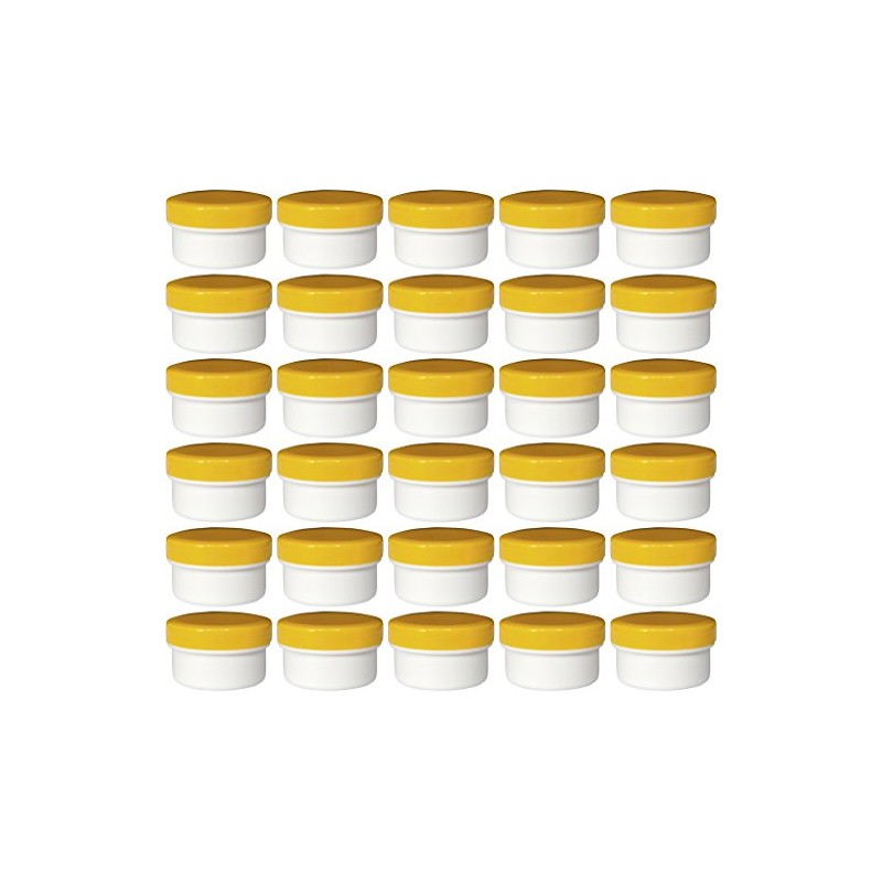 30 ointment containers, cream containers, ointment pots, 6 ml contents