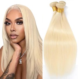 Blonde Bundles Human Hair 613 Straight Bundle 18 18 18 Inch Blonde Loose Wave 3 Bundles Brazilian Unprocessed Remy Hair Extensions