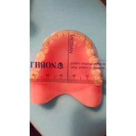 Flexible Denture Millimeter Dental Ruler Trubyte