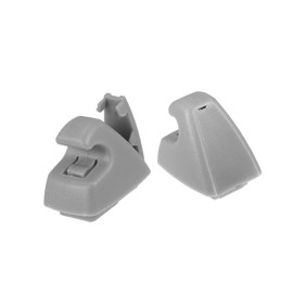 A ABSOPRO 2 x Sonnenblenden-Halterungs-Clip-Halter, 95994975, Grau, Ersatzartikel