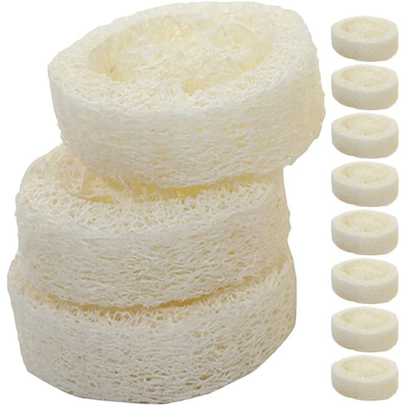 Set de 40 Esponjas de Lufa Natural para Ducha Exfoliante