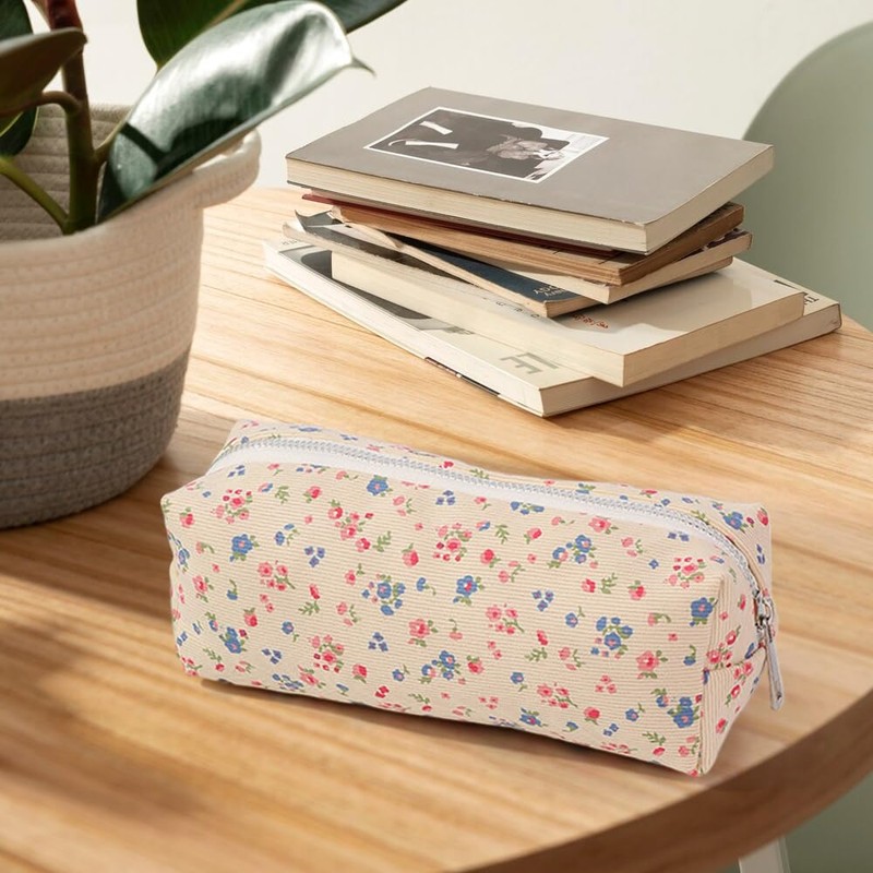 Zasjon Pencil Case Corduroy Fabric Pencil Case Pencil Case Pencil