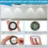 Macarrie 36 Pcs Push Tap Light 2.68" Mini Night Touch