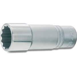 HAZET 900TZ-21 85 mm 12-Point Traction Profile Socket - Chrome-Plated/Polished