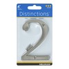 Distinctions by Hillman 843322 4-Inch Brushed Nickel Flush-Mount House Number