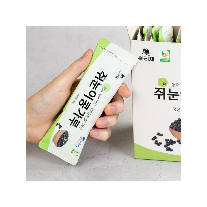 Ssalichae 싸리재 선식 국산 쥐눈이 콩가루 25g 20봉 약콩가루 Ssarijae