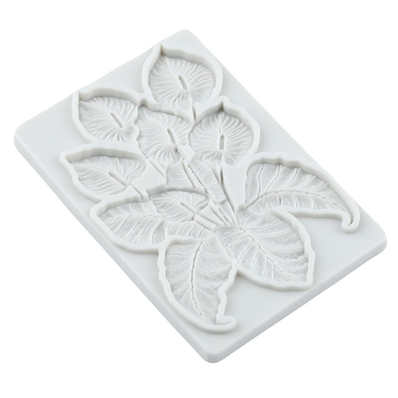 TAOXIBEI Leaf Polymer Clay Molds Monstera Leaf Silicone Mold