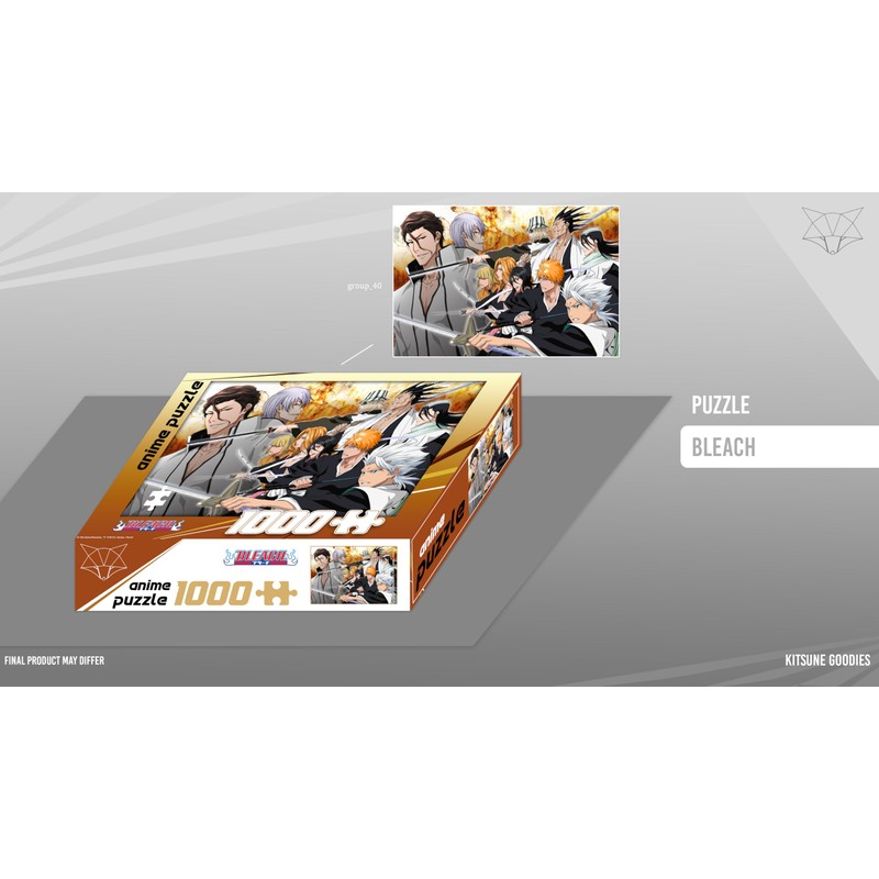 Kitsune Goodies KIT5930 Ichigo Kurosaki Anime Puzzle, Neutral