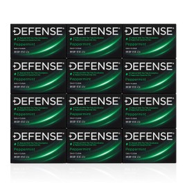 Defense Soap 12pk All Natural Peppermint Bar Soap for Men | Made by Wrestlers with Tea Tree Oil & Eucalyptus Oil to Defend Against Fungus and Promote Healthy Skin