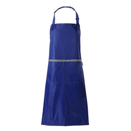 Zihuatailer wasserdichte Schürze für Damen und Herren mit Taschen - dunkelblau