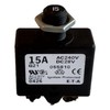 1658-G21-01-P10-15A, Circuit Breaker; Therm; Push; Cur-Rtg 15A; Flange; 1 Pole;