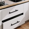 9BUILD 10 Pack 128mm Matte Black Kitchen Cupboard Handles Kitchen