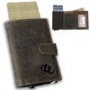 Full Grain Leather Pop-Up Wallet for Men – RFID Blocking